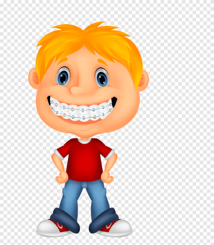 Улыбающийся мальчик мультяшный