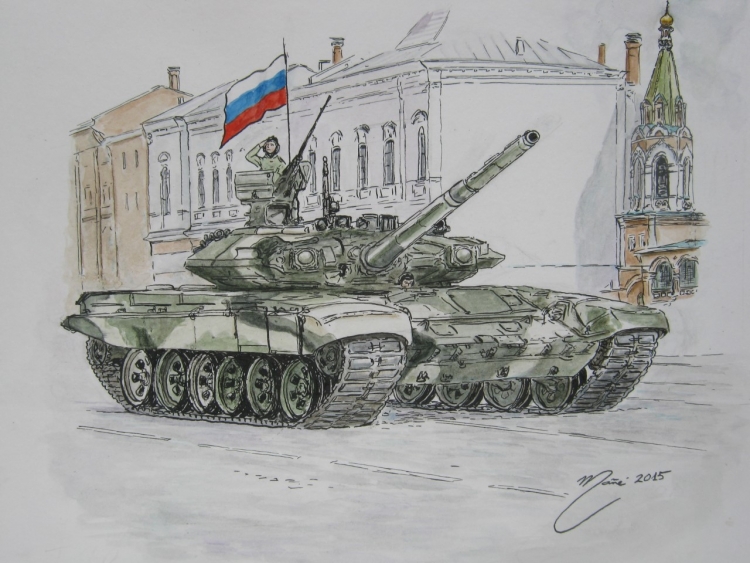 Военные машины для рисования
