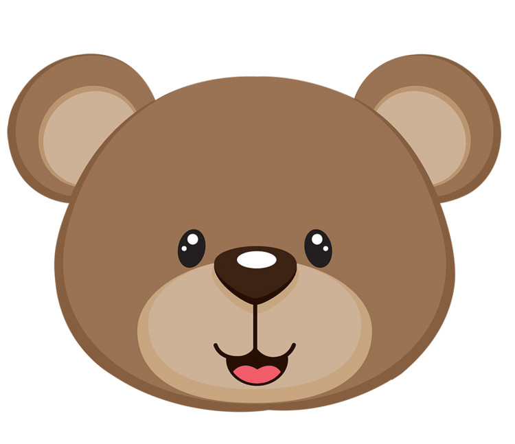 Голова медведя рисунок для детей