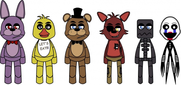 Персонажи FNAF Five Фредди