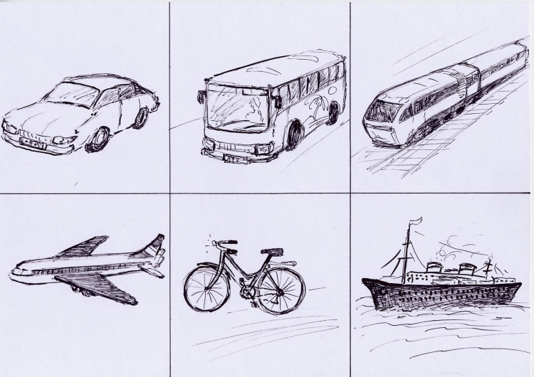 Рисунки транспорта для детей