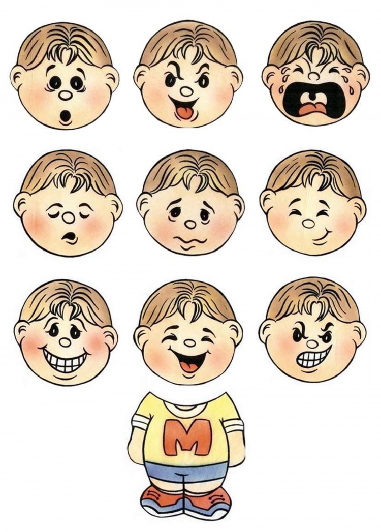 Рисунки эмоций для детей