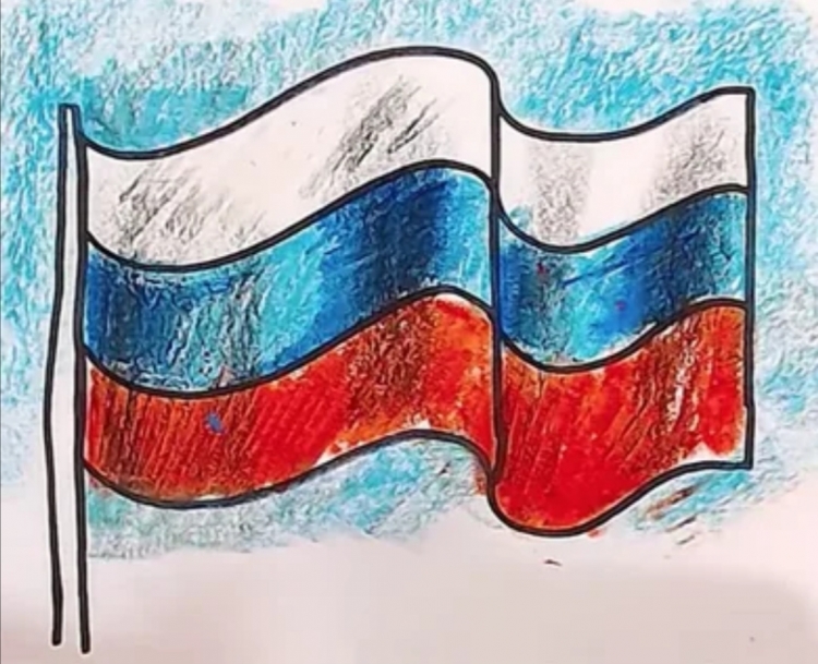 Рисунки на день россии карандашом