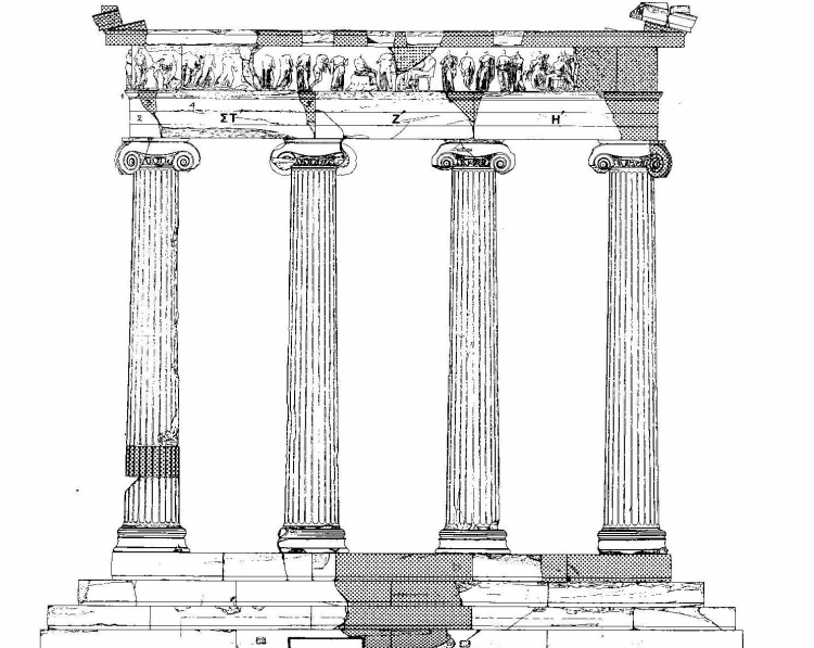Храм Ники Аптерос архитектура