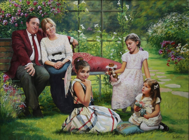 Семья картина