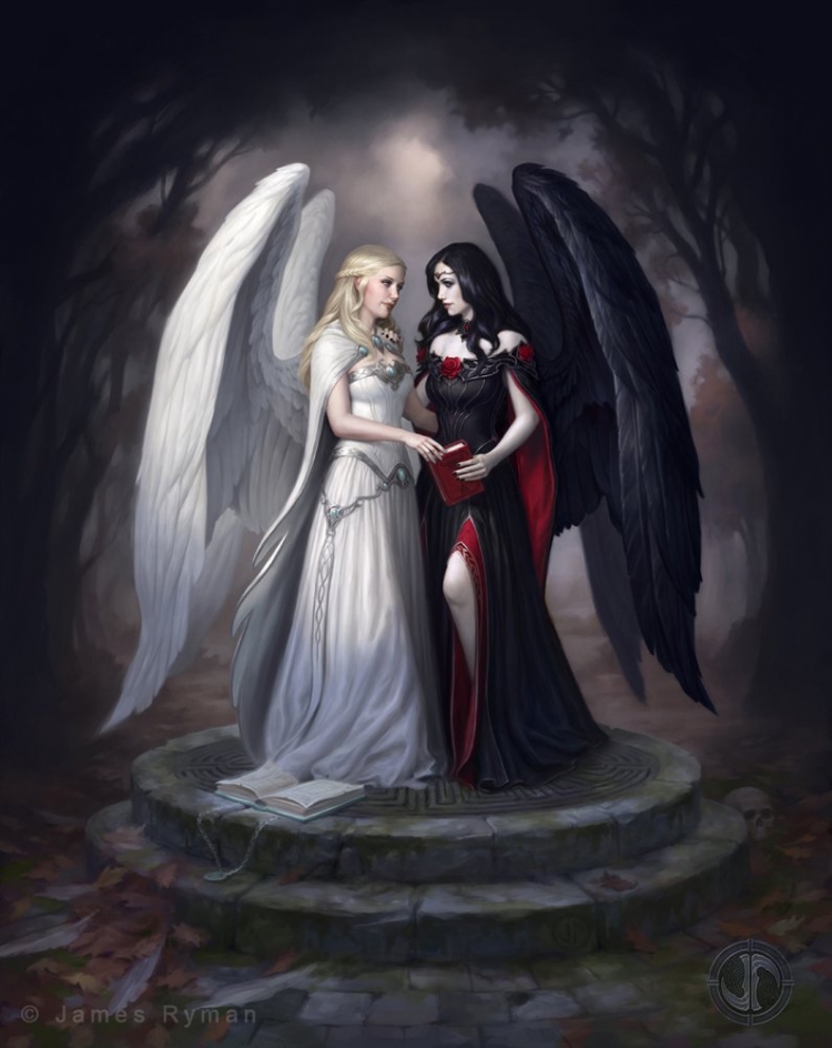 Ангелы и демоны картина