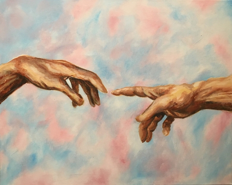 Картина две руки