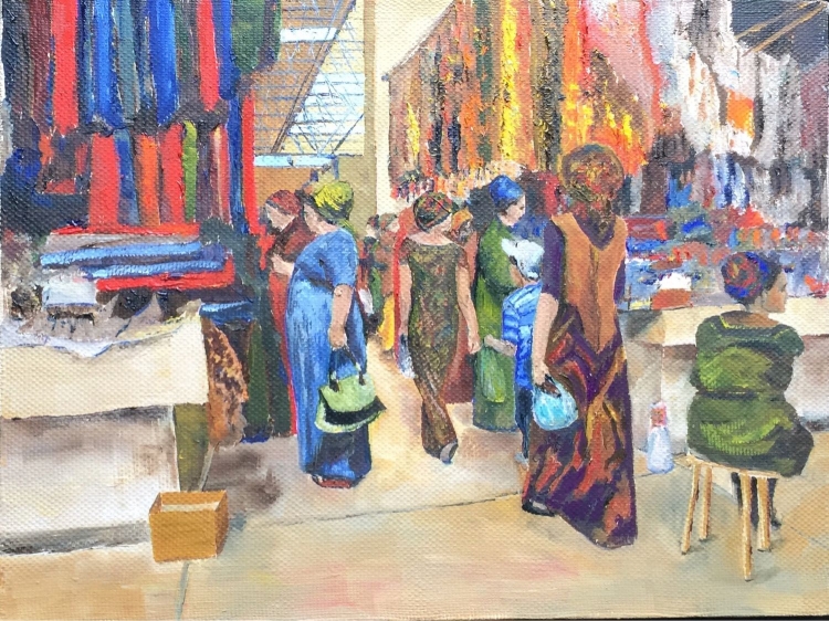 Картина восточный базар