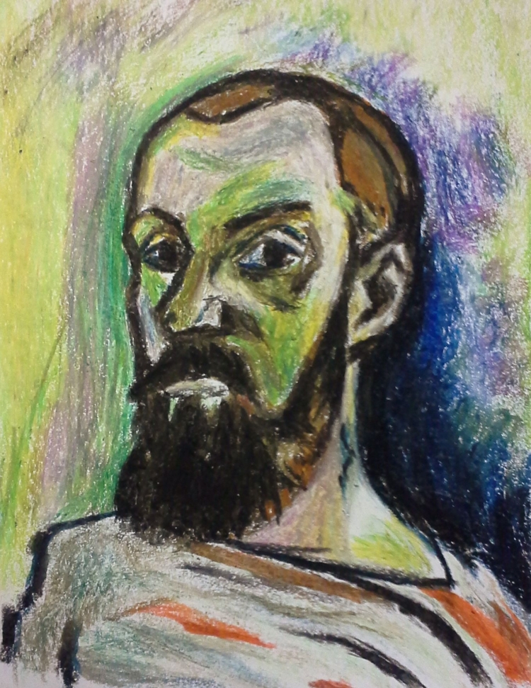 Анри Матисс портрет жены художника 1913