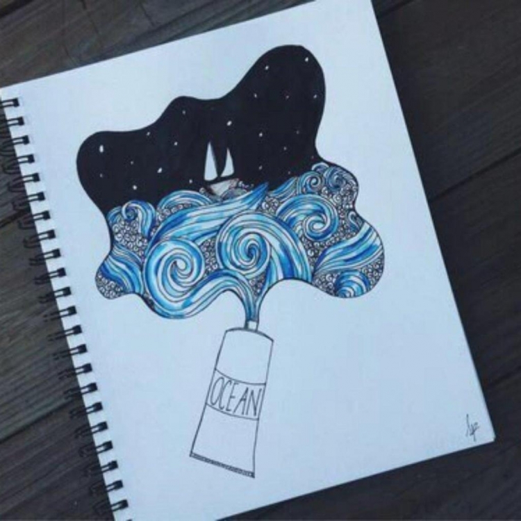 Интересные рисунки для скетчбука
