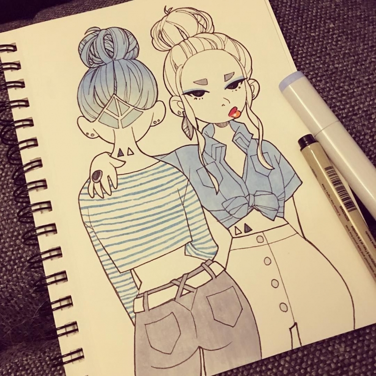 Классные рисунки для скетчбука легкие