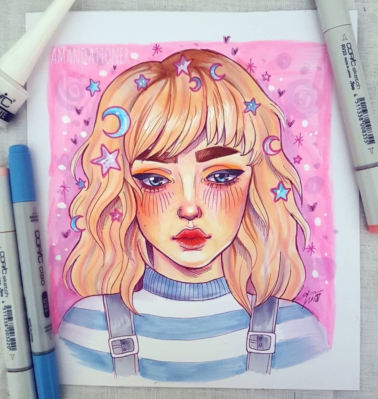 Рисунки для скетчбука сложные