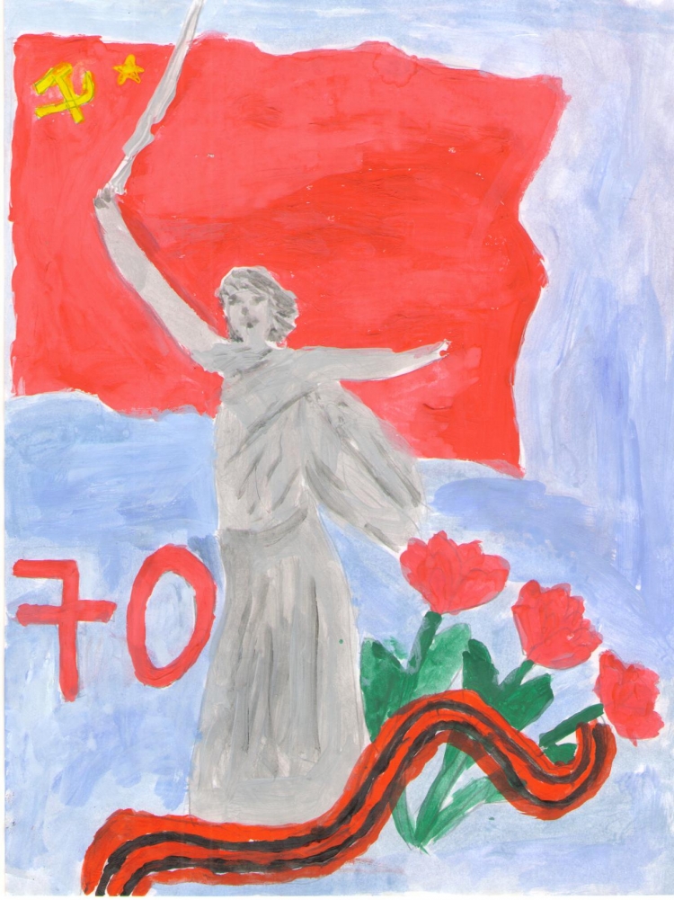Рисунки ко Дню Победы детские