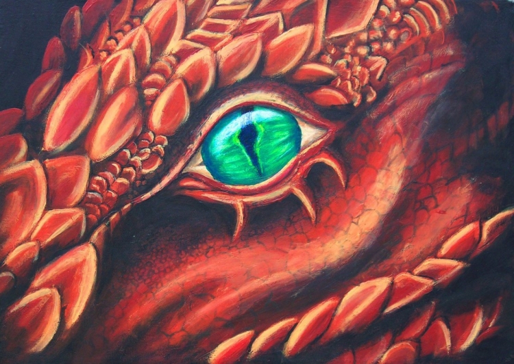 Глаз дракона рисунок