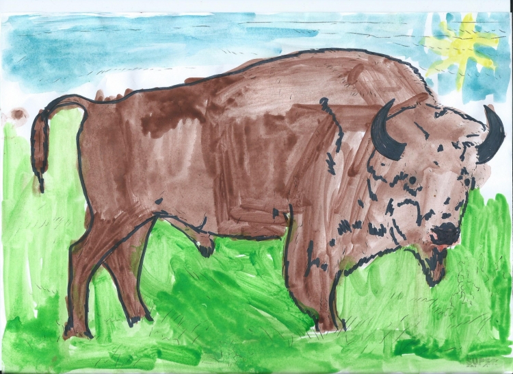 ЗУБР рисунок красками