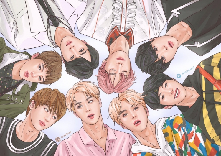 Группа BTS арт