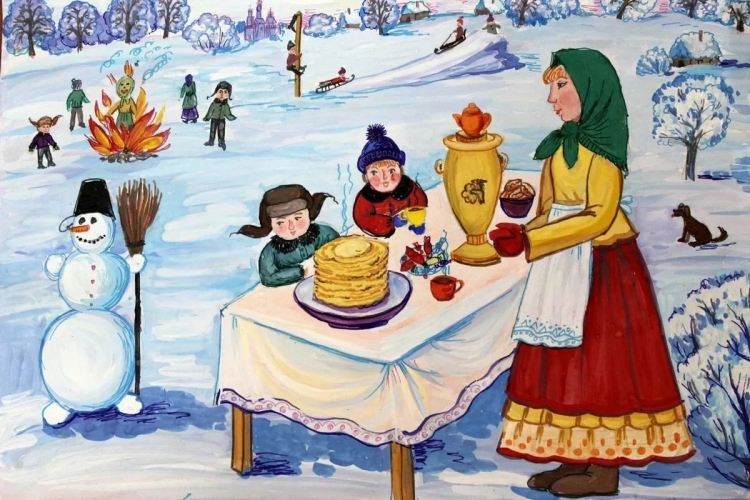 Русские народные традиции рисунки