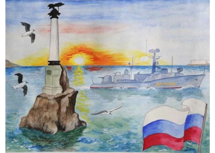 Крым рисунки детей