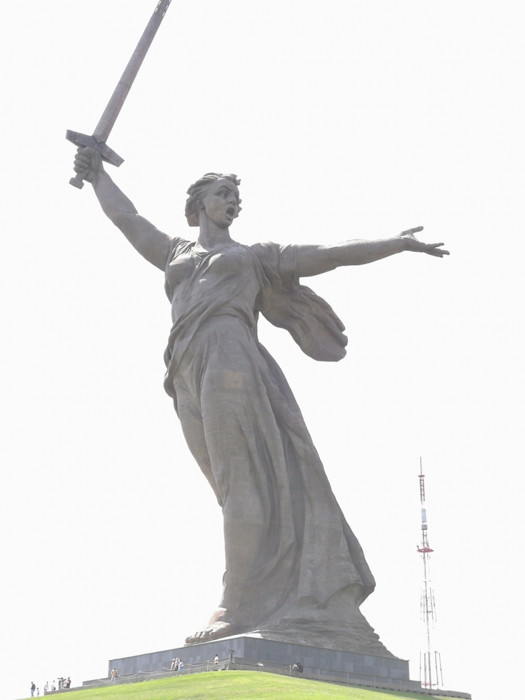 Мамаев Курган и статуя свободы