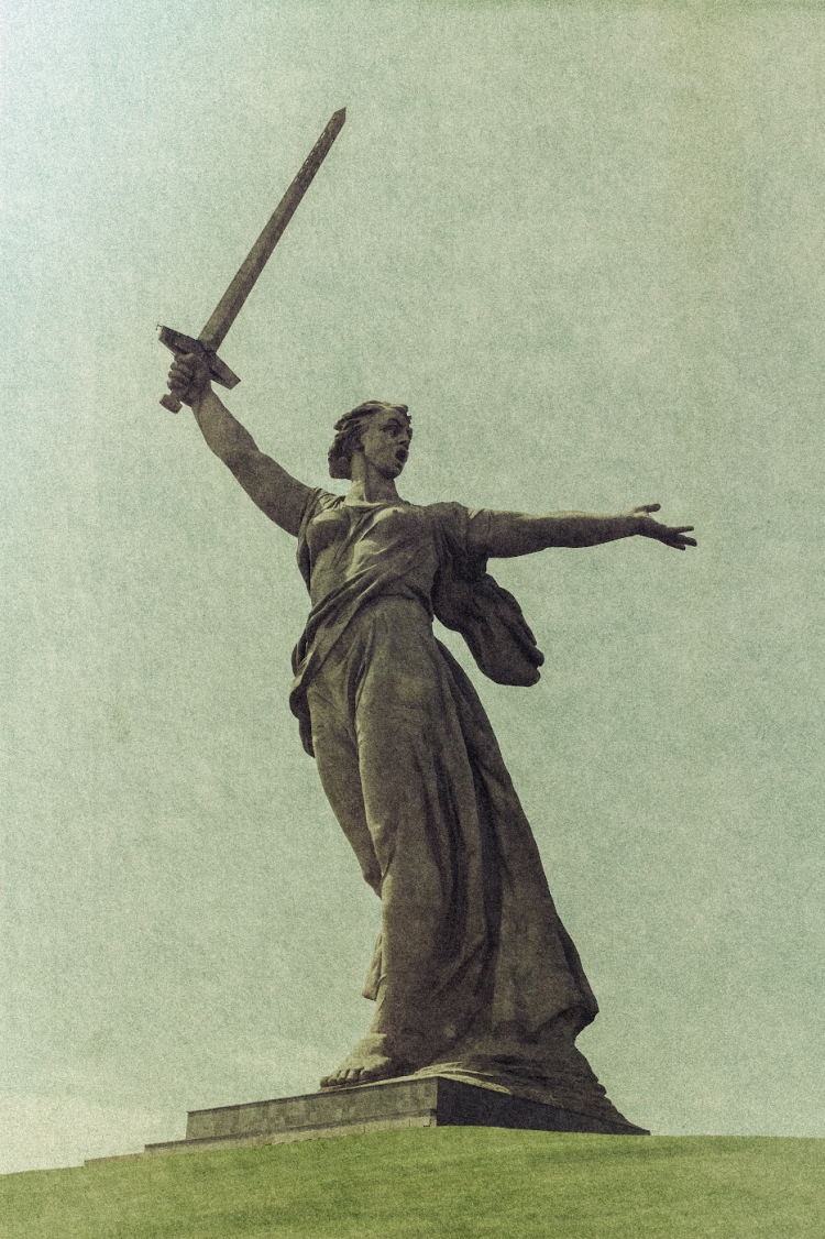 Раскраска Мамаев Курган Родина-мать