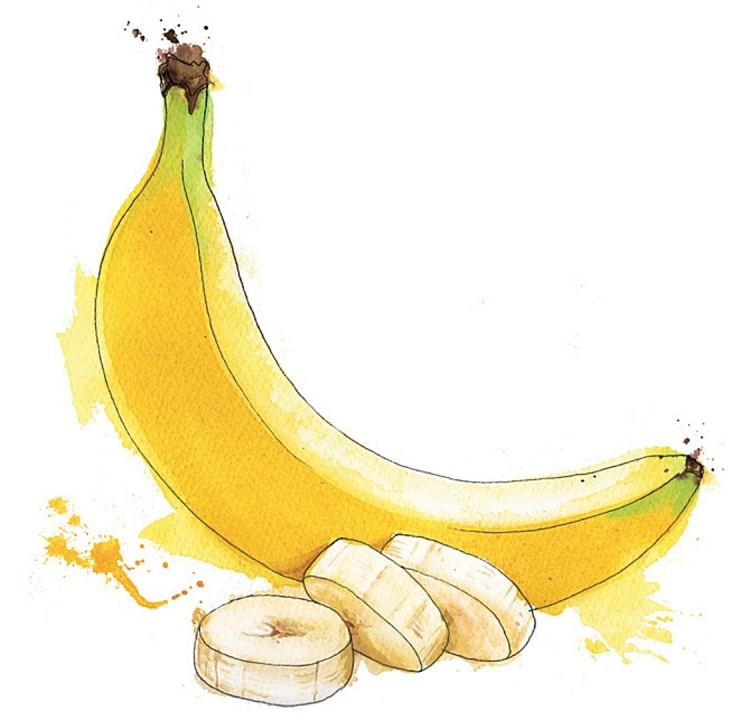 Бананы рисунок