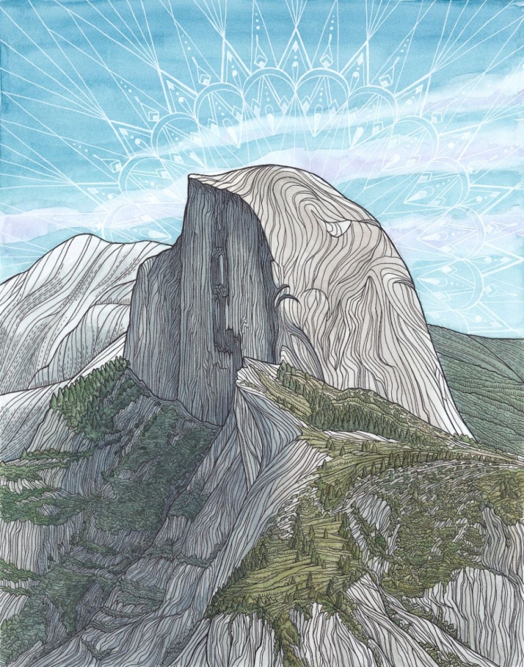 Рисунок скалы