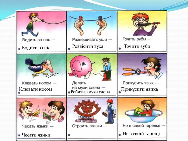 Фразеология для детей
