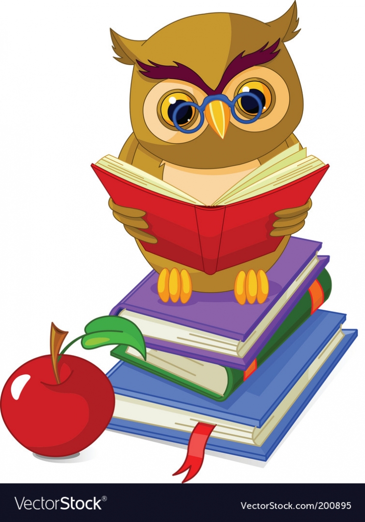 Сова с книгой