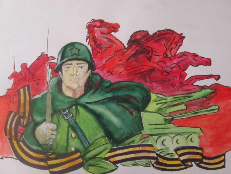 Рисунок на 9 мая