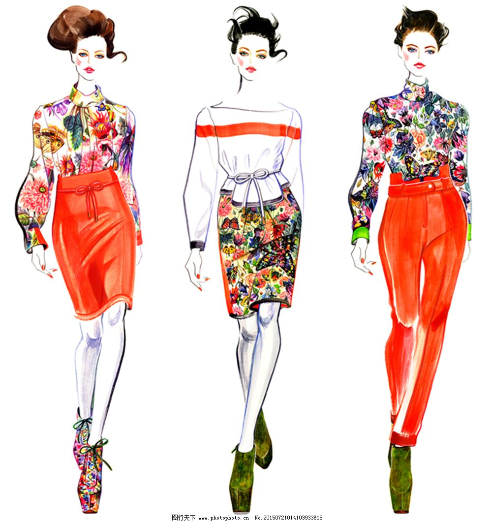 Дизайн современной одежды творческие эскизы