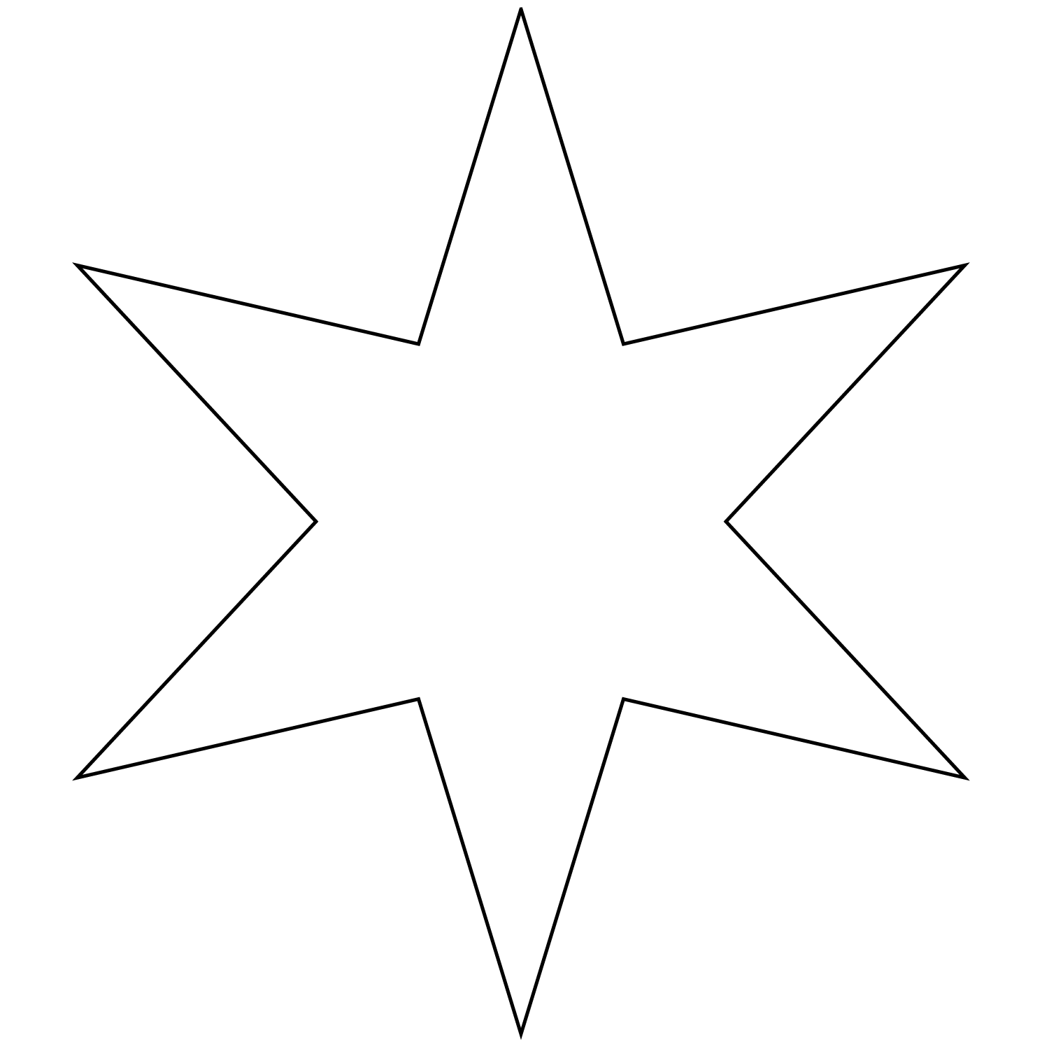 Звезда, трафарет для вырезания из бумаги: шаблонов бесплатно | Трафареты, Звезда, Звезда шаблон