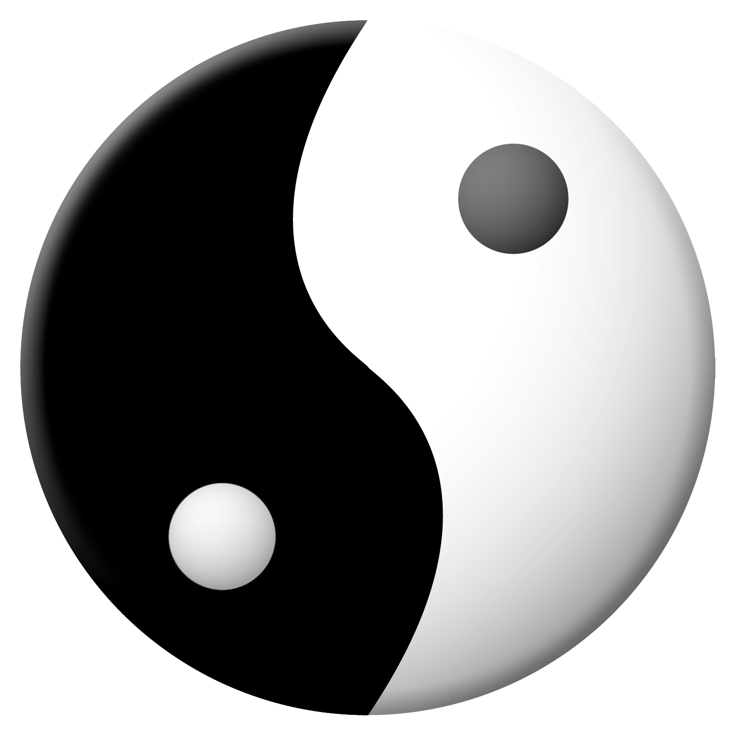 Yin and yang. Символ Инь Янь.