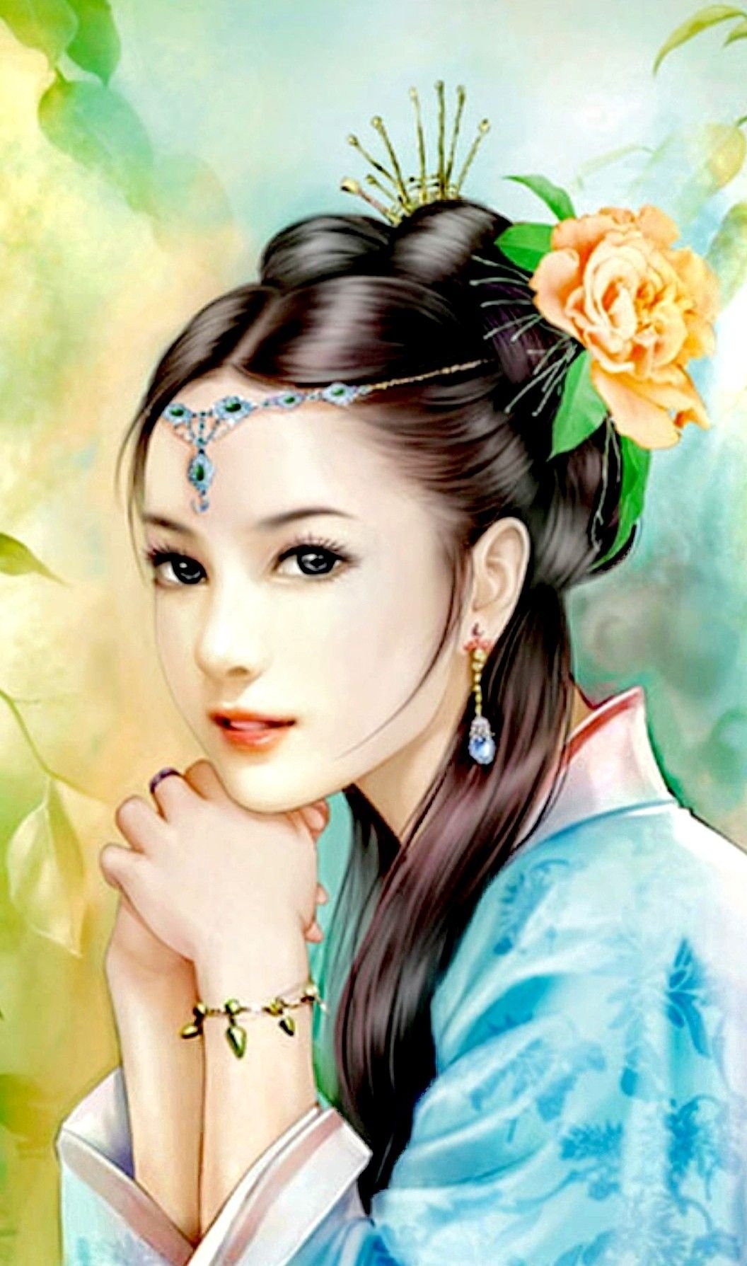 Образ женщины в живописи Китая: она краснеет, но соблазняет молчаливая близость