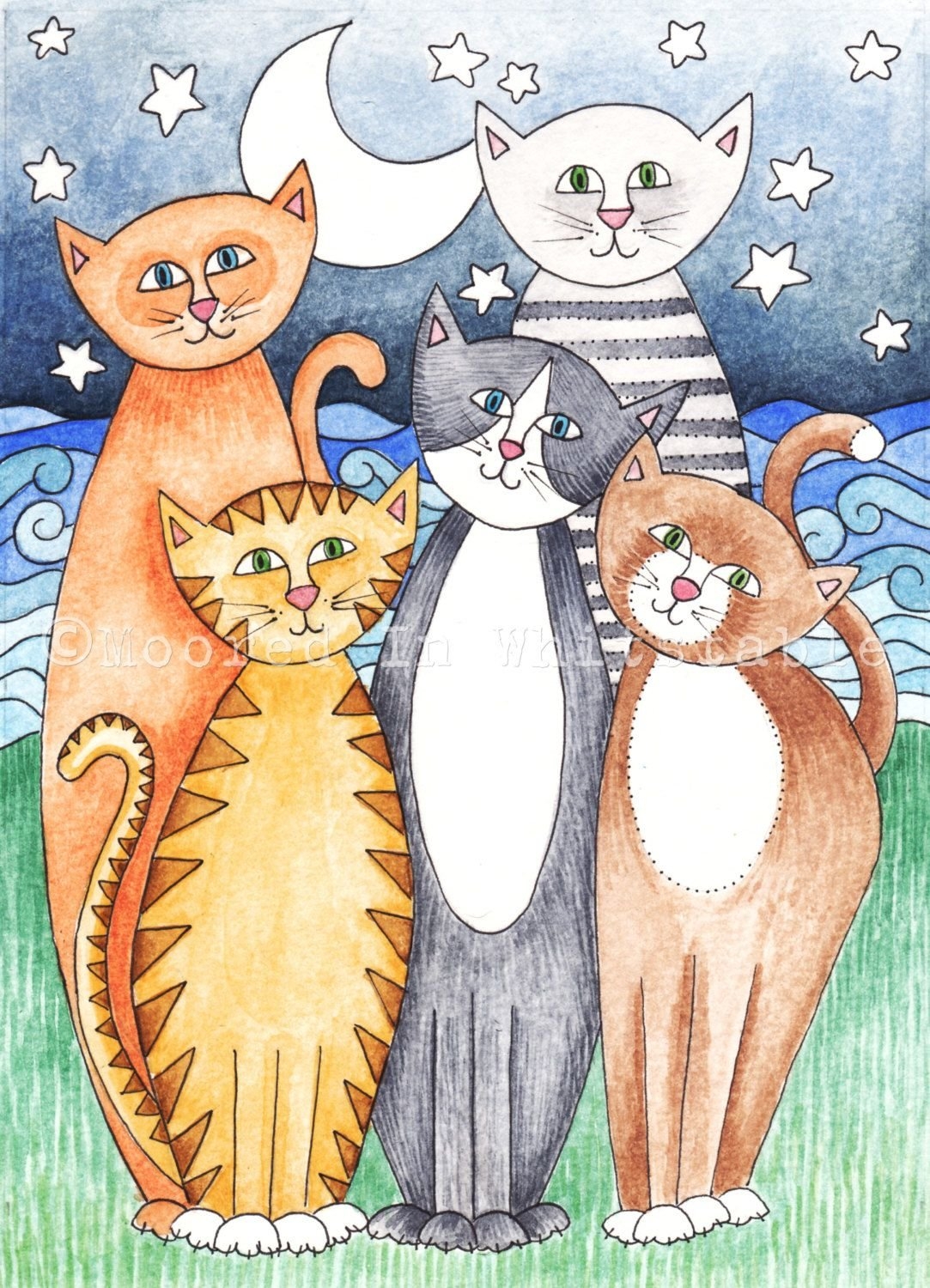 Раскраски Раскраска Семейство кошачьих Животные, Сайт раскрасок.