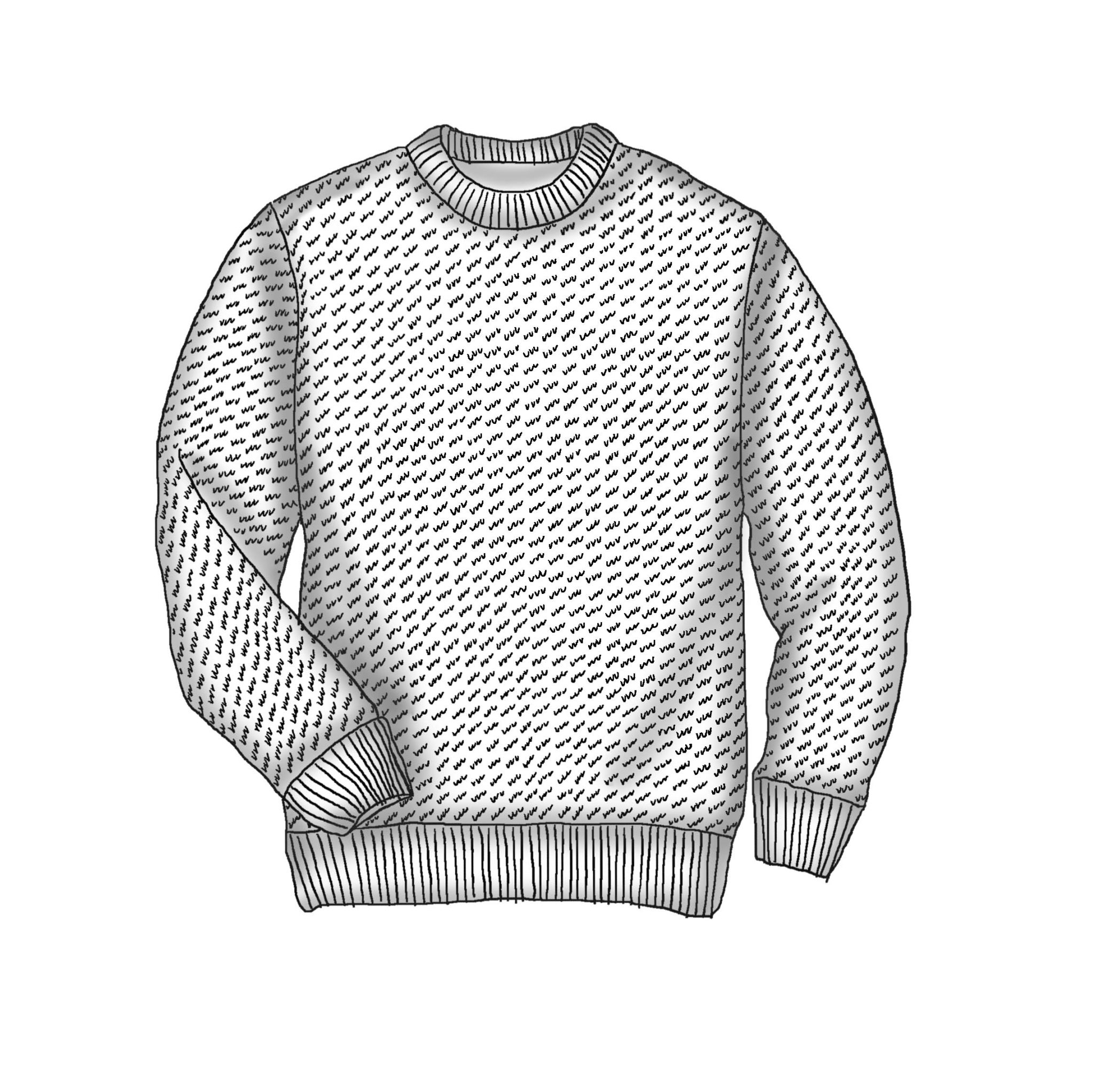 Вязаный свитер рисунок - 67 фото