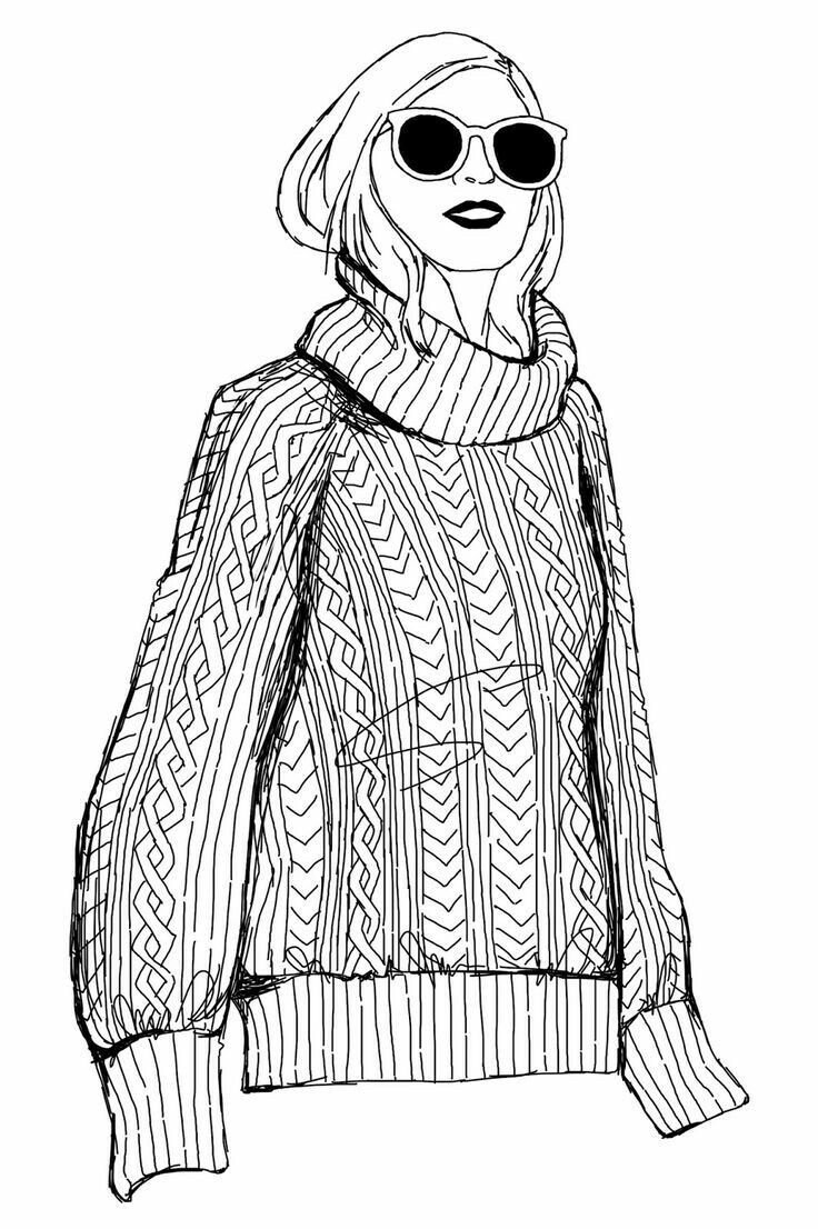 Объёмный свитер