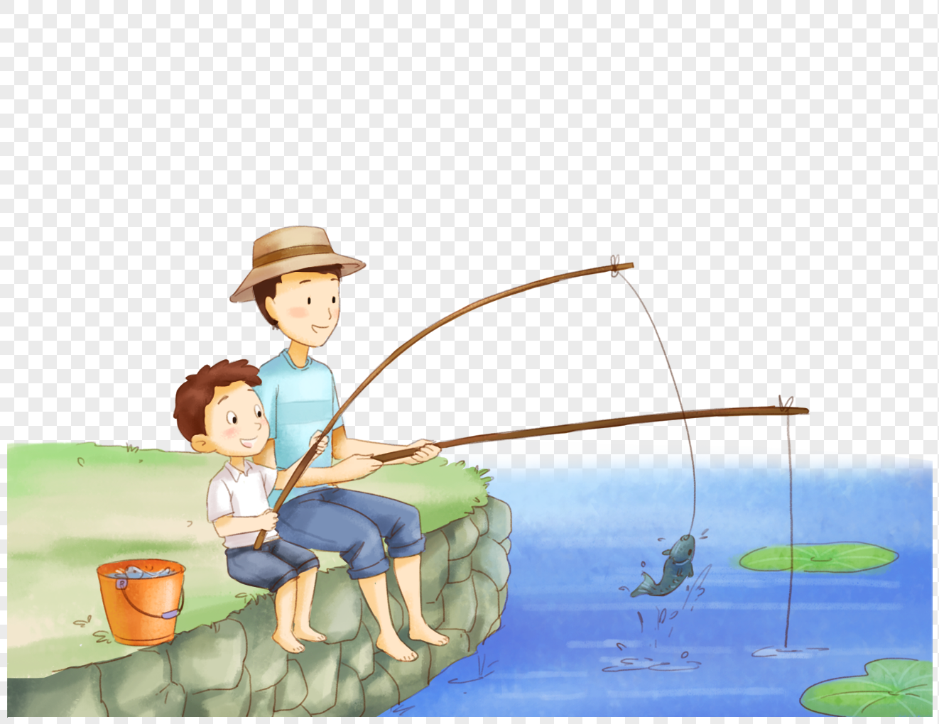 Рисунок на тему рыбалка. Рыбачить на прозрачном фоне для детей. Мальчик с удочкой. Фон рыбалка для детей. Сын ловит рыбу