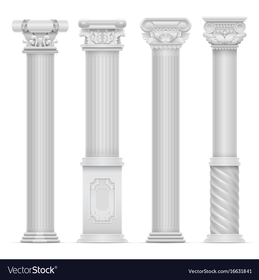 Античные колонны иллюстрации