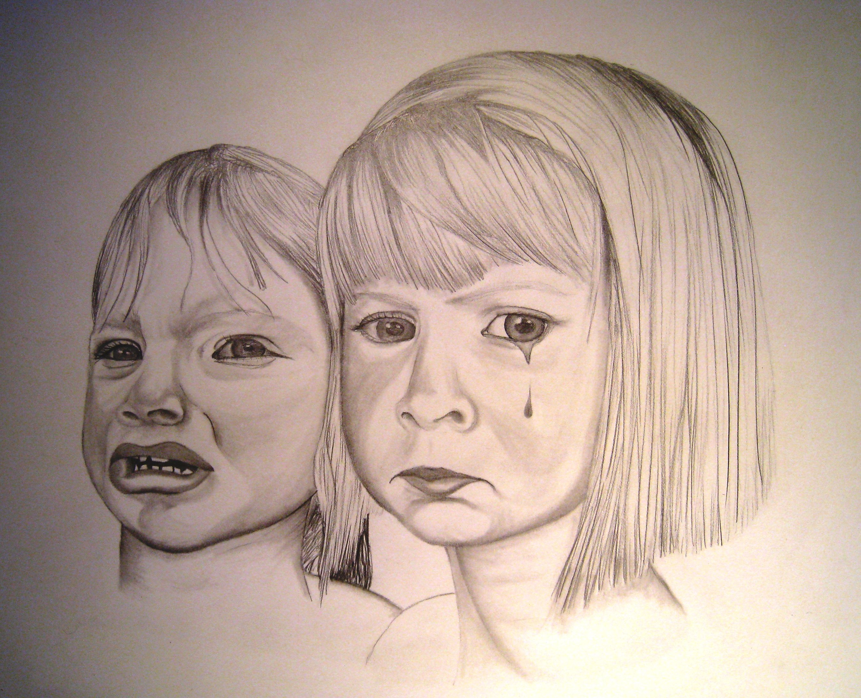 Покажи картинки рисунков. Рисунки которые нарисовали дети. Плачущие дети карандашом. Плачущий ребенок карандашом. Портрет двух людей срисовка для детей для детей.