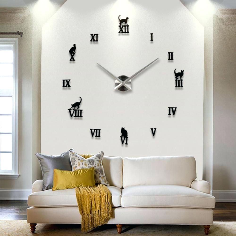 Дизайнерские часы на стену в гостиную