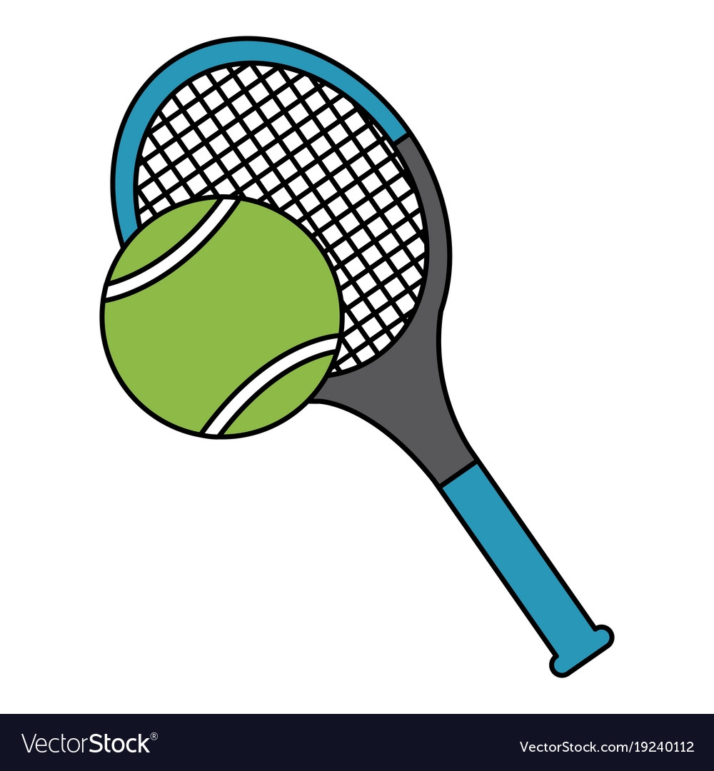 Закройте вид теннисной ракетки и мячи на теннисный корт глины