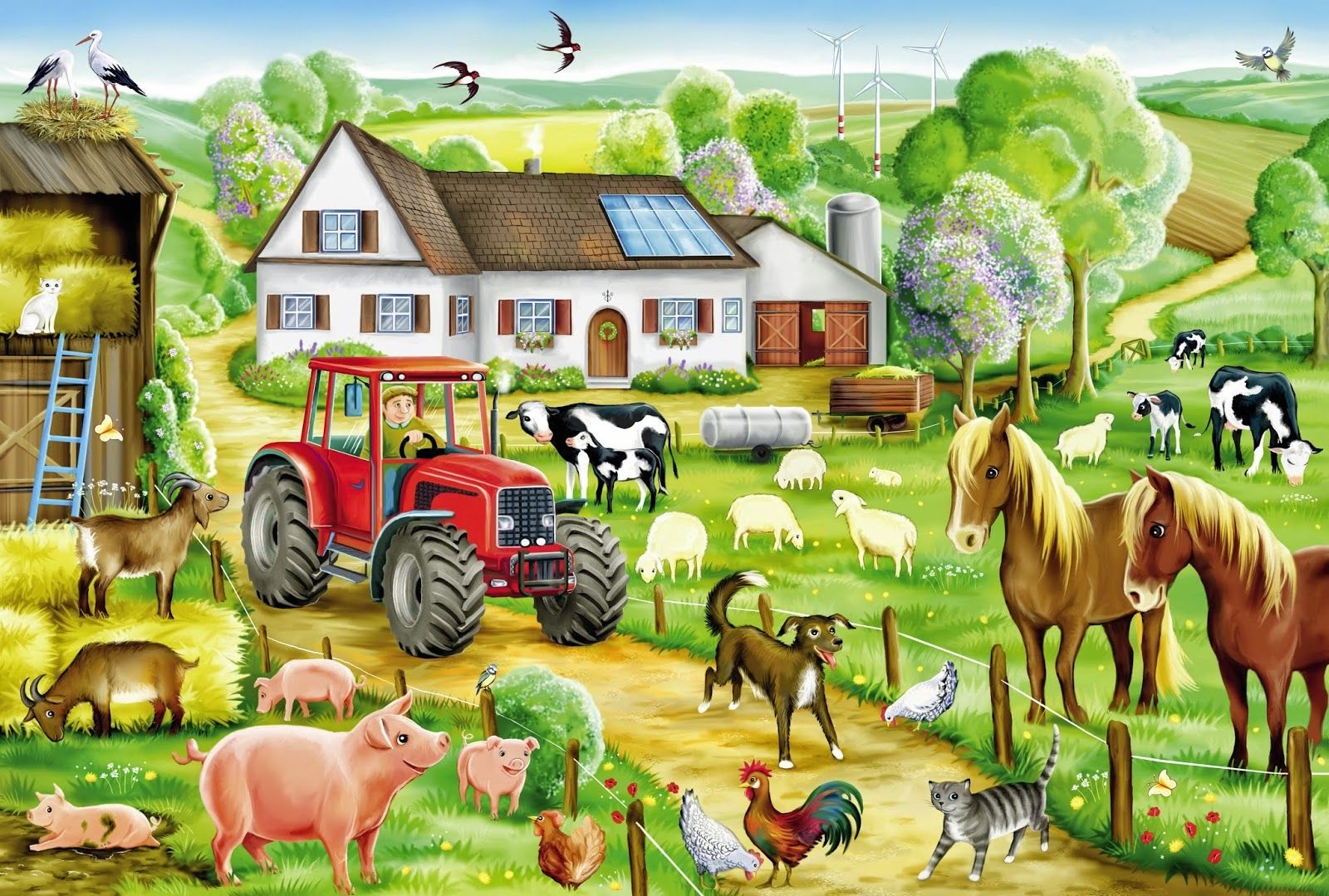 Фон ферма для детей без животных [31 фото]