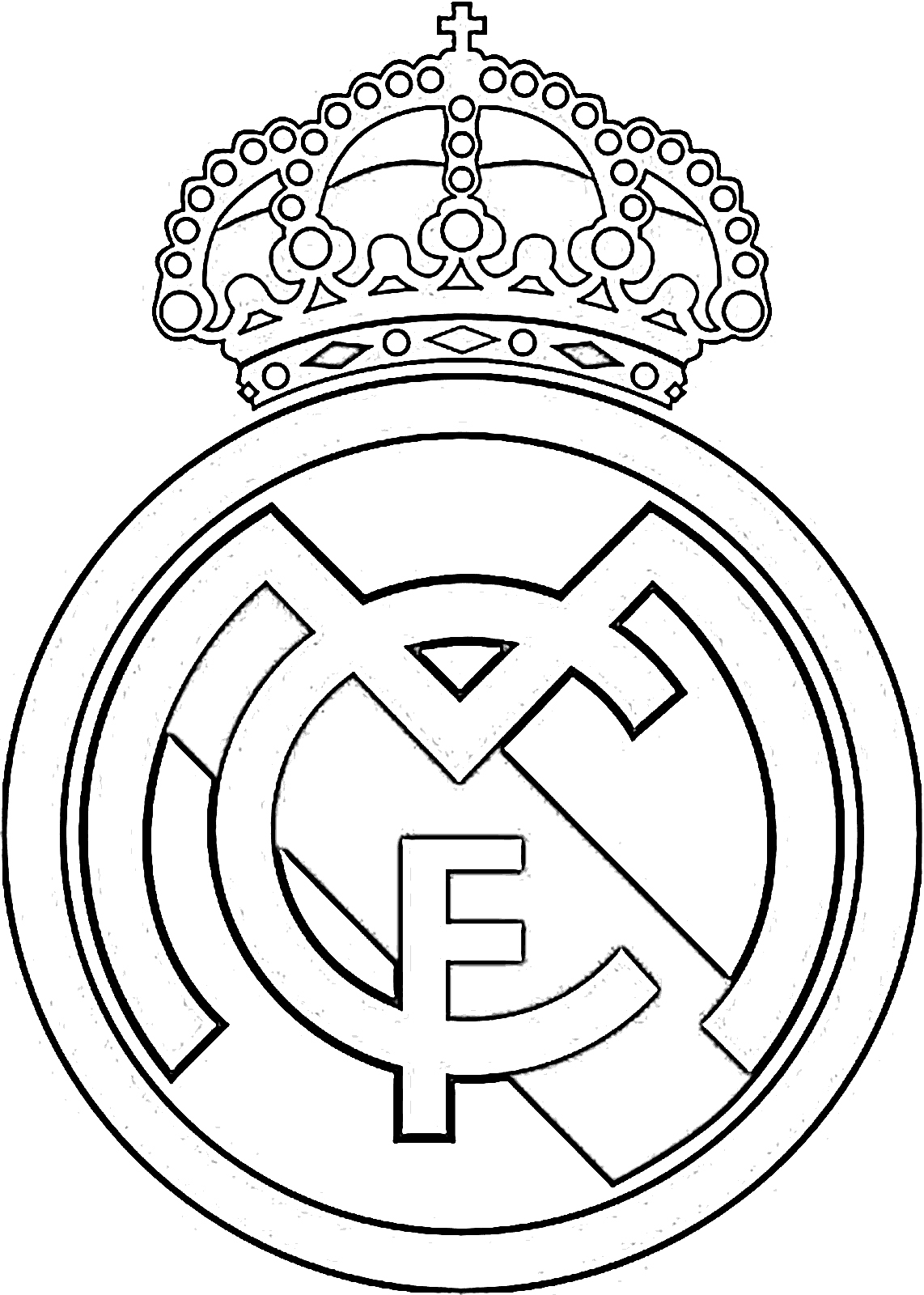 Раскраски с логотипами футбольных клубов (все для бесплатной печати)