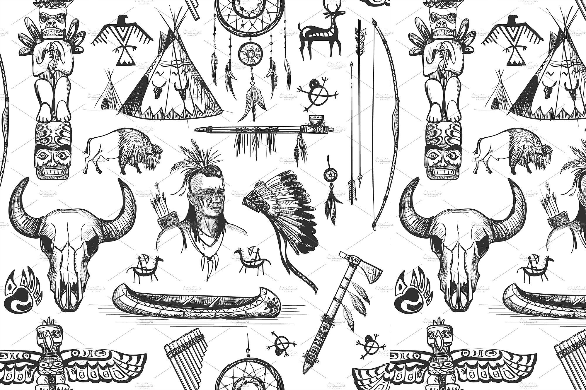 украшения древних индейцев картинки