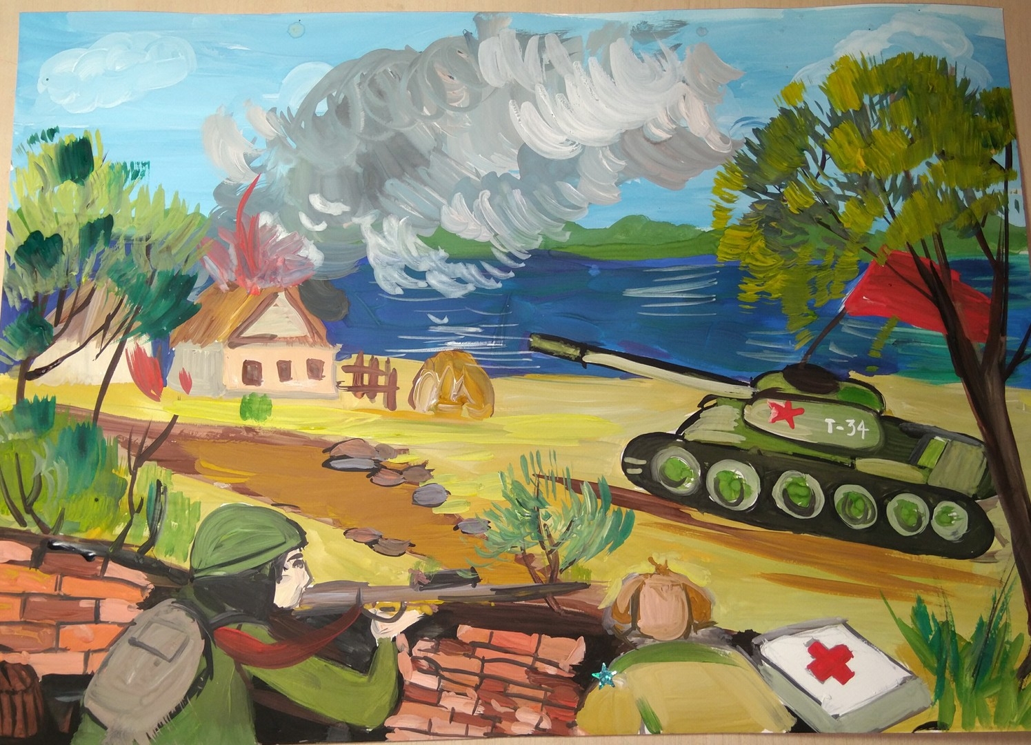 Картинки на тему великая. Военная тематика для детей. Рисунки на военную тему. Рисунок про войну.