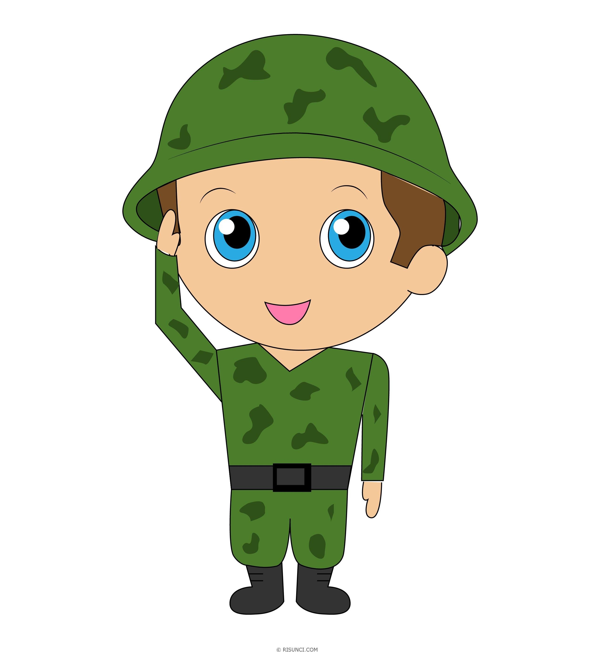 Маленький солдат – Раскраски высшего качества бесплатно