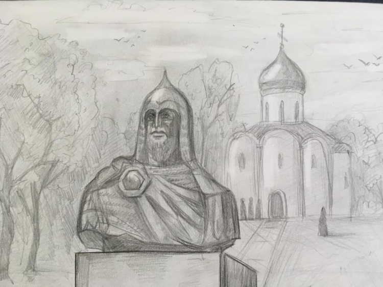 Александр Невский Ледовое побоище рисунок