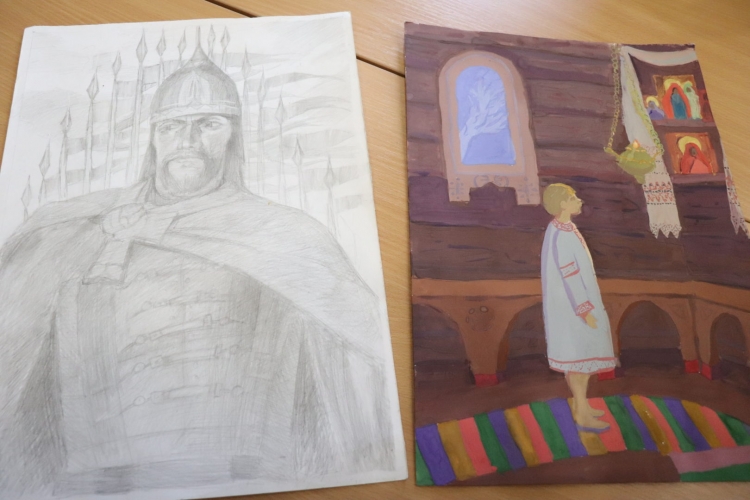 Князь Александр Невский раскраска