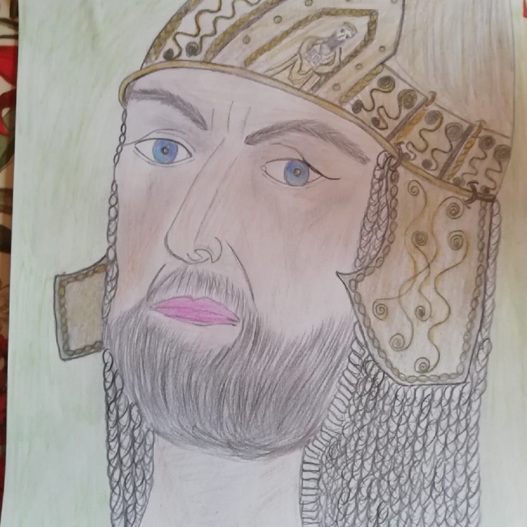 Александр Невский рисунок 4 класс
