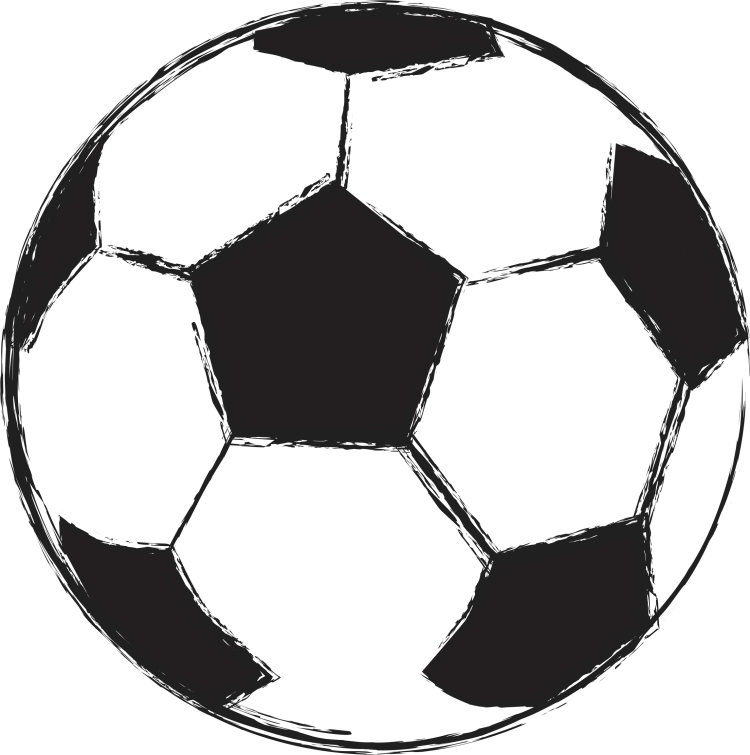 Футбольный мячик рисунок